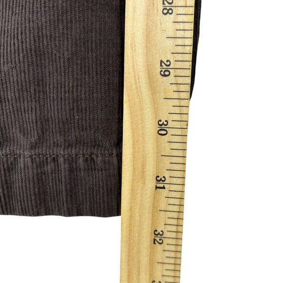 J.Crew Women’s Brown Corduroy Pants Size 4 Low Fit Straight Leg Cotton Trousers - Picture 5 of 8